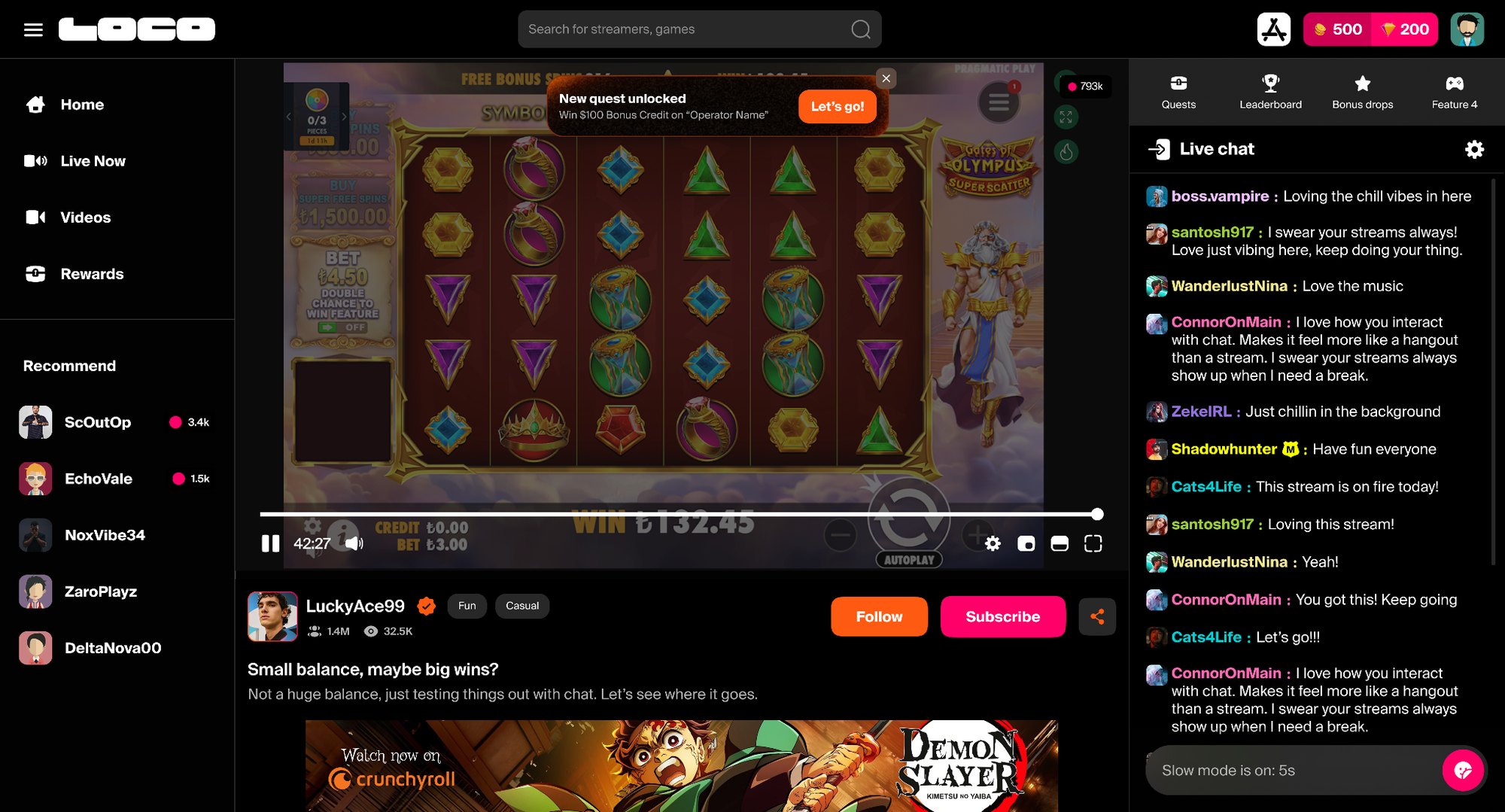 The livestream